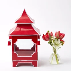 Berry Red Pagoda Lantern