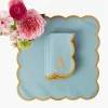 Bettina Blue & Caramel Napkins (Set of 4)