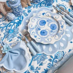 Bettina Blue & White Placemats & Napkins (Set of 4)
