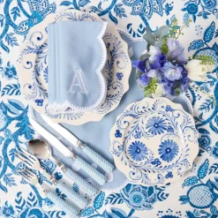 Bettina Blue & White Placemats & Napkins (Set of 4)