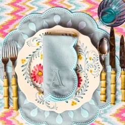 Bettina Blue Placemats & Napkins (Set of 4)