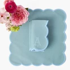Bettina Blue Placemats & Napkins (Set of 4)