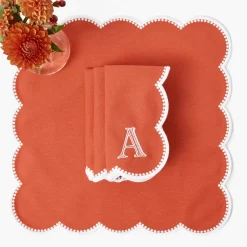 Bettina Burnt Orange Napkins (Set of 4)