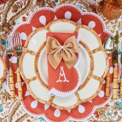 Bettina Burnt Orange Napkins (Set of 4)