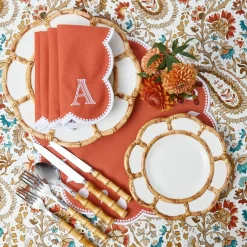 Bettina Burnt Orange Napkins (Set of 4)