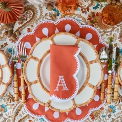 Bettina Burnt Orange Placemats (Set of 4)