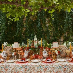 Bettina Burnt Orange Placemats & Napkins (Set of 4)