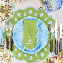 Bettina Green & Blue Napkins (Set of 4)