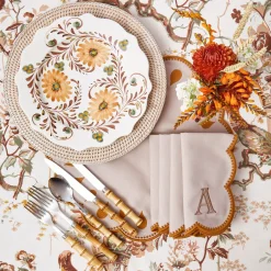 Bettina Taupe & Mustard Placemats (Set of 4)