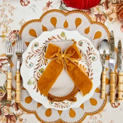 Bettina Taupe & Mustard Napkins (Set of 4)