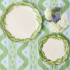 Blue & Green Ikat Tablecloth