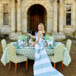 Blue & Green Josephine Garland Dinner & Starter Plates (Set of 8)