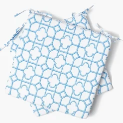 Blue Bamboo Seat Pad Cushion