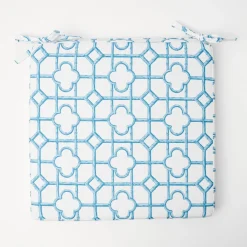 Blue Bamboo Seat Pad Cushion