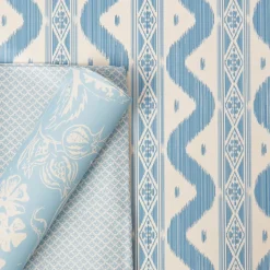 Blue Chelsea Square Wallpaper
