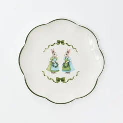 Blue Cottontail Bunny Starter Plate