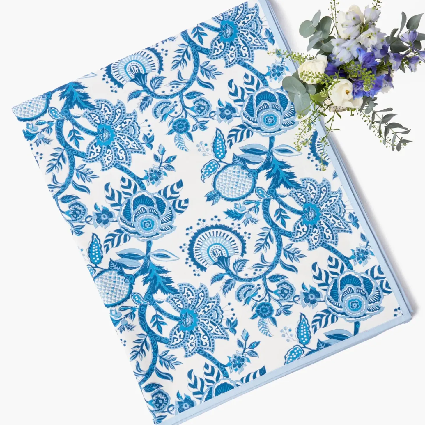 Blue Elizabeth Tablecloth