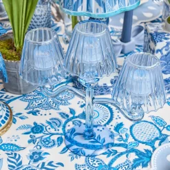 Blue Elizabeth Tablecloth