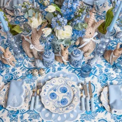 Blue Elizabeth Tablecloth