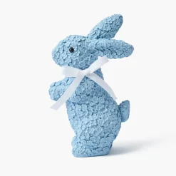 Blue Floral Bunny (Pair)