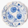 Blue Flowers Dinner Plate