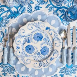 Blue Flowers Dinner Plate