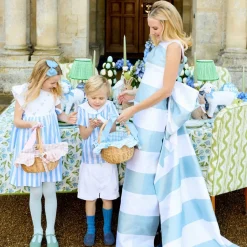 Blue Gingham Basket