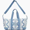 Blue Ikat Travel Bag