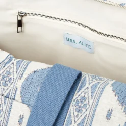 Blue Ikat Travel Bag