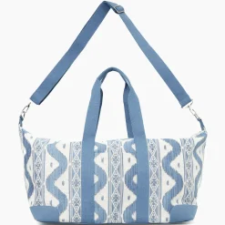 Blue Ikat Travel Bag
