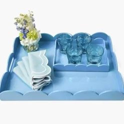 Blue Lacquer Trayscape