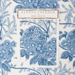 Blue Lady Isabella's Garden Fabric