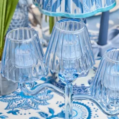Blue Lantern Tealight Candleabra
