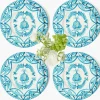 Blue Melograno Dinner & Starter Plates (Set of 8)
