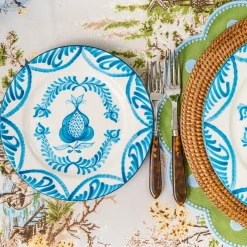 Blue Melograno Dinner & Starter Plates (Set of 8)