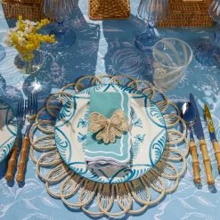 Blue Melograno Dinner Plate