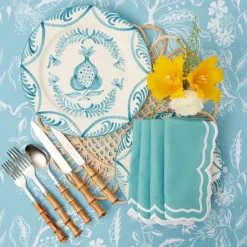 Blue Melograno Dinner Plates (Set of 4)