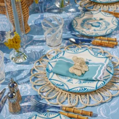 Blue Melograno Dinner Plates (Set of 4)