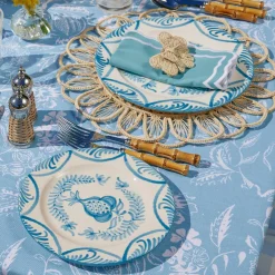 Blue Melograno Dinner Plates (Set of 4)