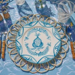 Blue Melograno Dinner Plates (Set of 4)