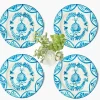 Blue Melograno Starter Plates (Set of 4)