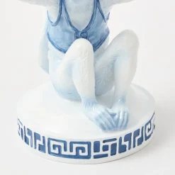 Blue Monkey Candle Holders (Pair)