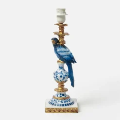 Blue Parrot Lamp