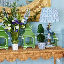 Blue Parrot Lamp