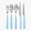 Blue Polka Dot Cutlery (5 piece)
