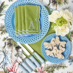 Blue Rattan Cutlery (5 Piece)