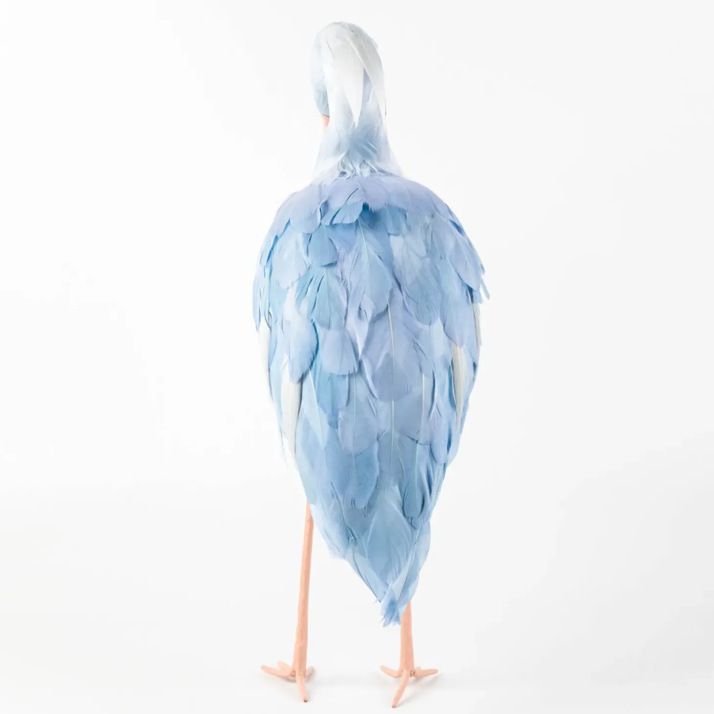 Blue Saskia Stork (Pair) - 44cm