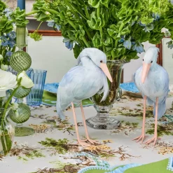 Blue Saskia Stork (Pair) - 25cm