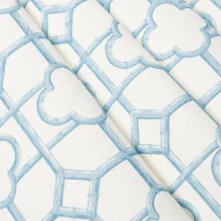 Blue Shaded Bamboo Fabric