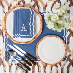 Blue Theodora Napkins (Set of 4)